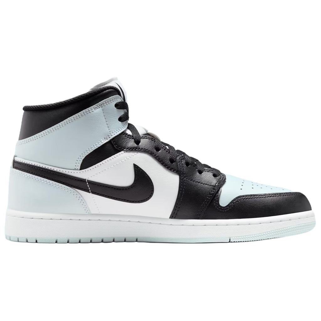 Jordan Air Jordan 1 Поддержка Легкие Средние Винтажные Баскетбольные Кроссовки Мужские Черный Белый Синий DQ8426-002