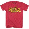 Street Fighter Red Yellow Logo T-Shirt