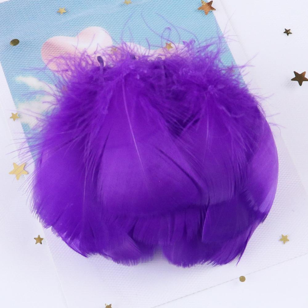 Natural Goose Feathers 4-8Cm Small Floating Leather Pink Swan Feather Plume For Craft Wedding Jewelry Decoration Plumes 100Pcs