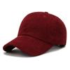 Corduroy Corduroy Baseball Cap Adjustable Baseball Hat Casual Sun Hat  Women