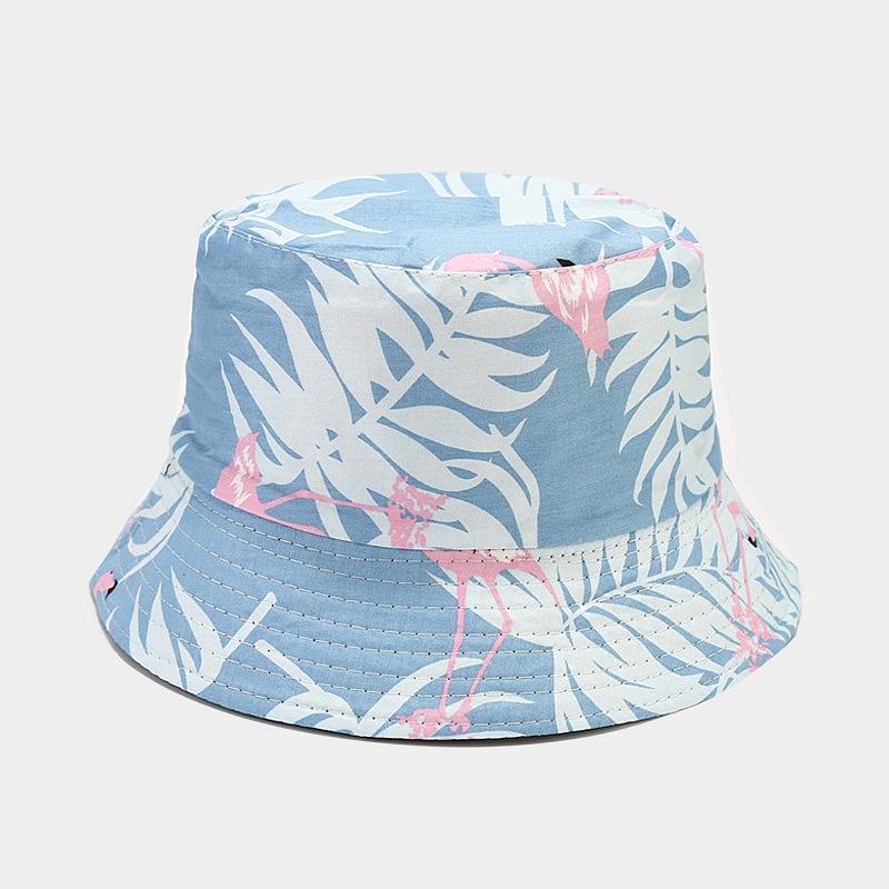 Fisherman's Hat Women's Printed Double-sided Sun Hat Summer Outdoor Travel Foldable Basin Hat