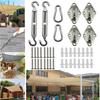 304 Stainless Steel Shade Sail Kit with Turnbuckle Set for Outdoor Use
