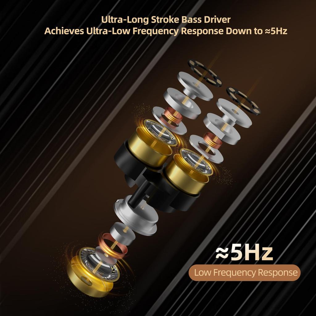 KZA COUSTICS KZ Vader Pro Динамические наушники Vader Pro Улучшенный штекер Проводные и Глубокие басы Высококлассный 6-драйверный блок, Высокопроизводительные наушники, 3-зонные