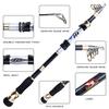 Fishing Rods 24-Ton Ultra Lightweight Telescopic Fishing Poles Stainless Steel Guides