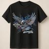 Футболка унисекс Motor Eagle Ride with Lightning Power