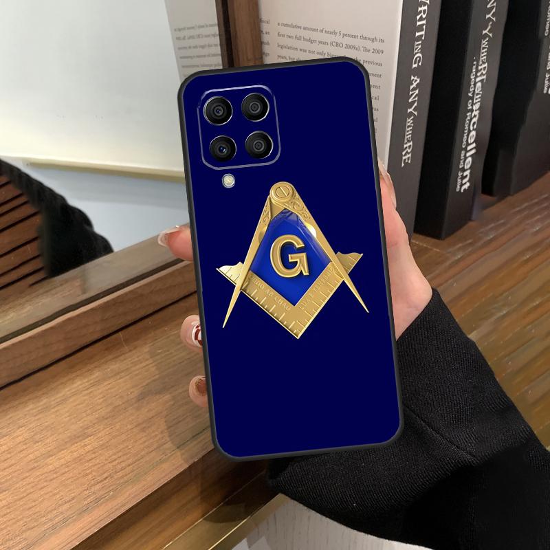 Обложка с символом масонства для Samsung Galaxy M23 M33 M53 M13 M51 M11 M31s M30s M12 M32 M52 M20 M14 M34 M54