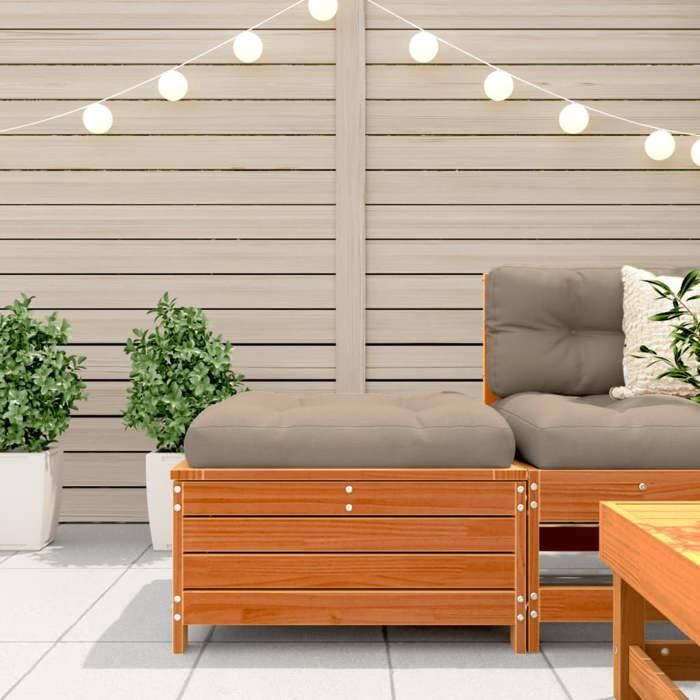 VidaXL Подставка для ног для сада, Журнальный столик, Барный стул, Мебель для патио, террасы, балкона, заднего двора, улицы, Воск 844900