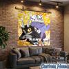Custom Name Tapestry Cartoon Cup Tapestry, Unique Design Tapestry, Suitable for Bedroom,Livingroom, Playroom,Heartwarming Fan Holiday Gifts