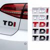 Новая 3D эмблема на багажник автомобиля TDI Turbo Direct Injection из цинкового сплава, аксессуары для задней части кузова, задняя дверь, клейкая декоративная наклейка
