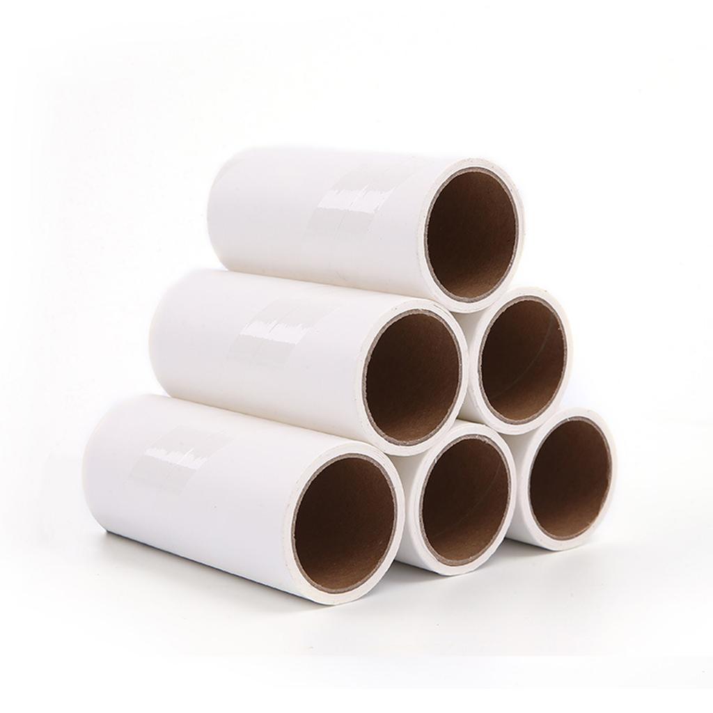 New Tearable Roll Paper Sticky Roller Brush Pet Hair Remover Clothes Carpet Cleaning Brush Plush Razor Household Cleaning Tool