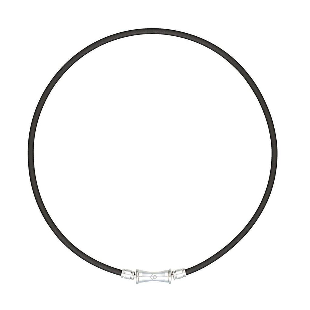 Colantotte TAO Necklace RAFFI Limited Edition Gift Set x LL Size (Black Silver, (51cm))