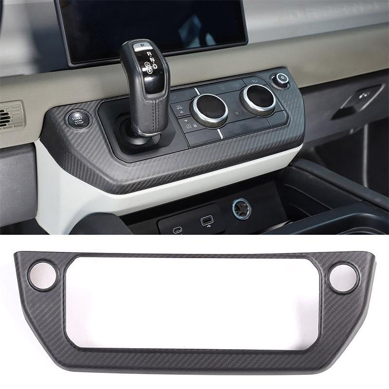 For Land Rover Defender 90 100 2020-2025 ABS Car Air Conditioning Mode Button Decorative Frame Sticker Car Accessories