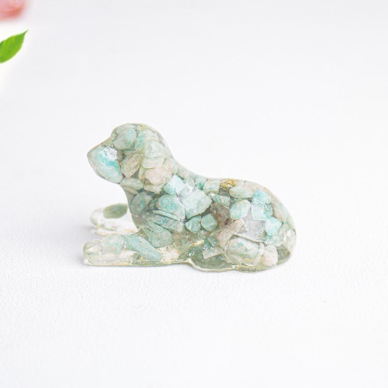Obsidian Resin Animal Ornament With Elegant Style For Office Or Home Decoration