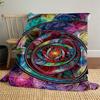 1PC Circles PatternsOutdoor Flannel Blanket - Soft Plush Decor for Picnics, camping, Bedroom, Playroom, Office, or Lunch Break 1357A