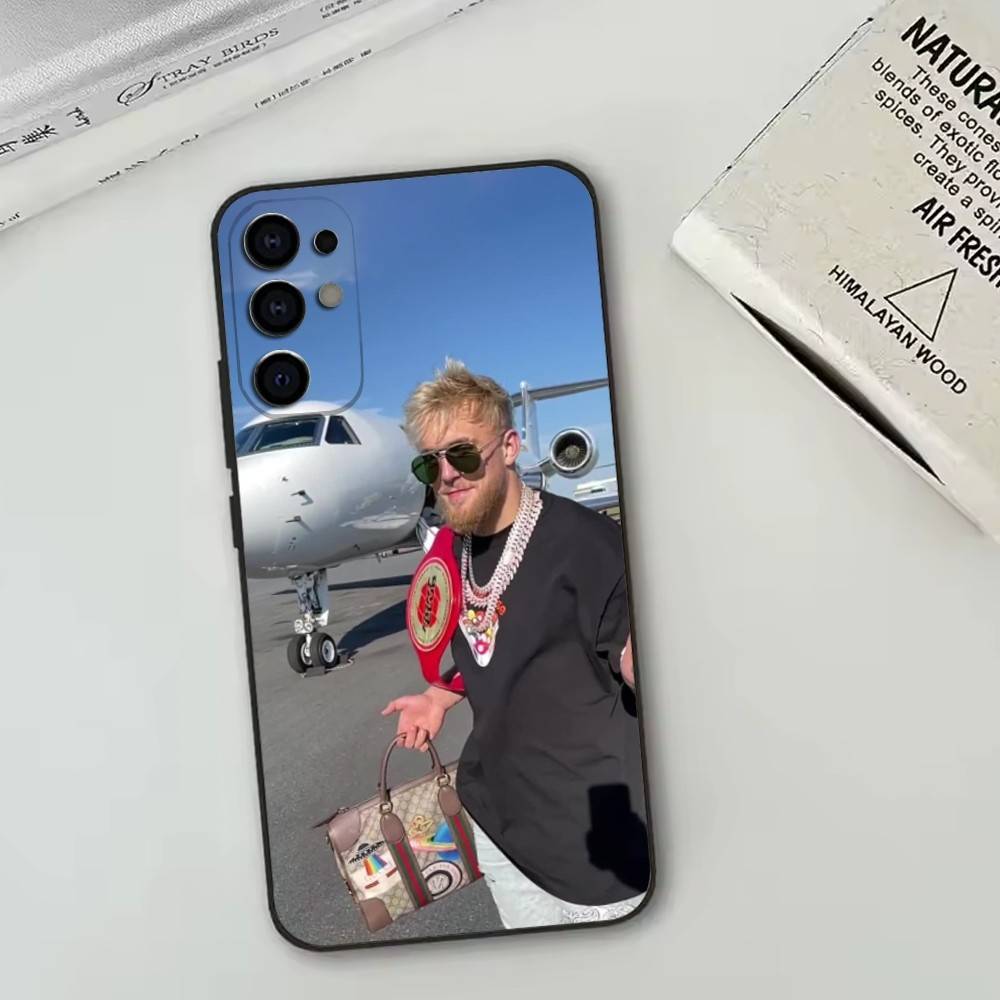 Jake Paul Phone Case For Samsung S25,S24,S21,S22,S23,S30,Ultra,S20,Plus,Fe,Soft Silicone Black Cover