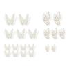 20 Pcs 2 Layers Wing Butterfly Wall Decor Self-Adhesive 3D Hollow Butterfly Stickers for Home Bedroom Cake Baby Shower Birthday Party