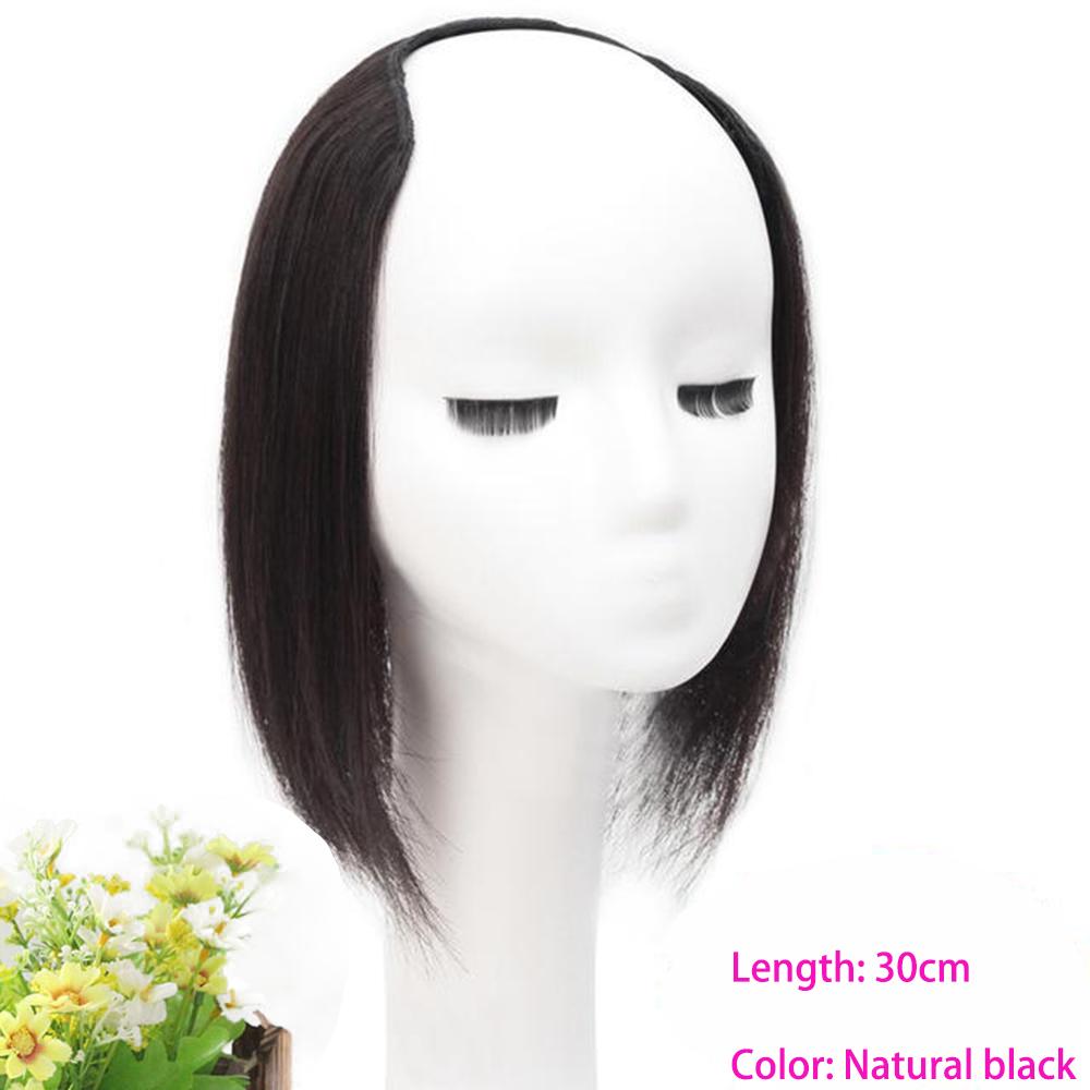 U-образный синтетический короткий парик для наращивания волос на клипсах Синтетические искусственные волосы