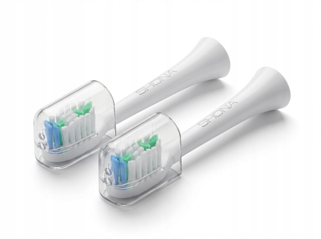 Shona Head For Oro-Sonic White Toothbrushes 2 Pcs