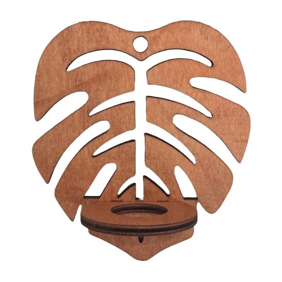 Настенный держатель для тилландсии, деревянная геометрическая подставка для тилландсии, деревенский настенный плантатор для декора дома, гостиной, спальни