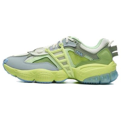 Ткань-лесенка Синтетическая кожа ТПУ Спортивные низкие кроссовки для образа жизни Женские кроссовки Оливково-зеленый F12W322101FBH