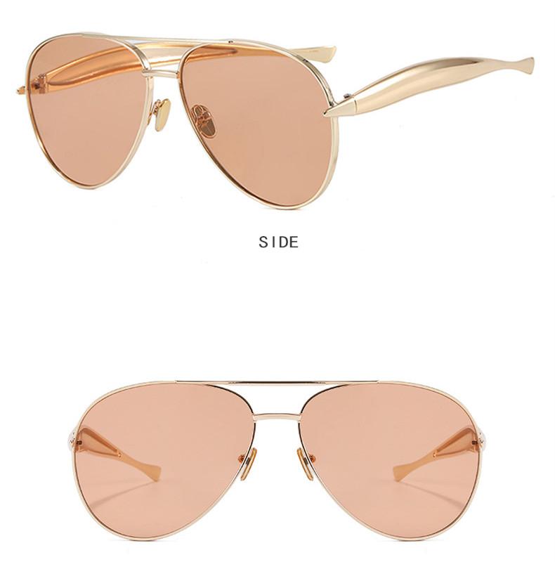 Fashion Metal Women Pilot Sunglasses Vitage Retro Brand Designer For Men Outdoor Sun Glasses UV400