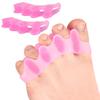 1 Pair Gel Toe Spacers for Women Men Gel Foot Pain Relief Bunion Corrector Toe Separators for Overlapping Toes