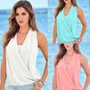 MAITA Women's Chiffon Vest Top Sleeveless Blouse Casual Tank Tops T-Shirt Blouse