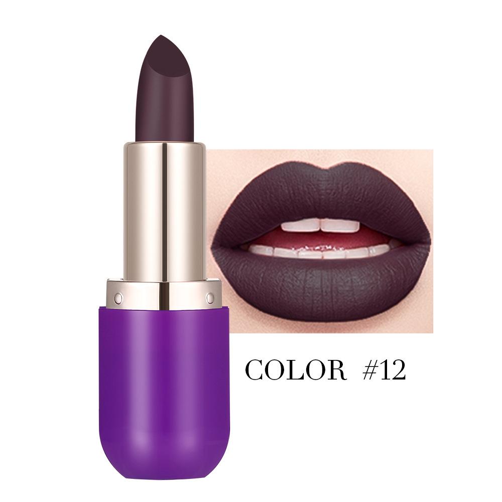 Матовая сексуальная помада Nude Matte, антипригарная, водостойкая, стойкая бархатная помада