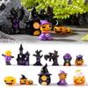 Mini Halloween Miniature Figurine Purple Desktop Knick-knack Festival Supplies
