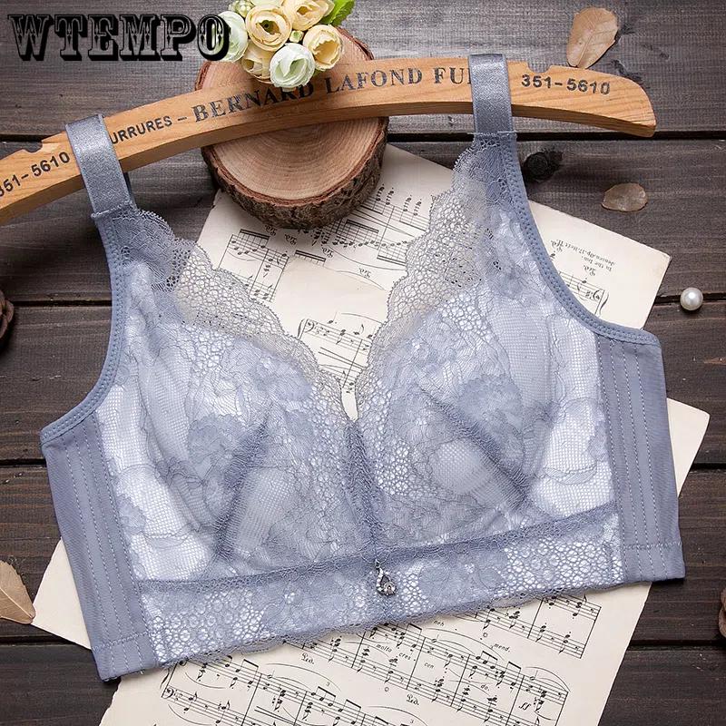 Женский бюстгальтер без губки и без стальных колец, дышащее нижнее белье с регулируемой боковой частью груди, повседневное нижнее белье с тонкими формованными чашками, с эффектом пуш-ап