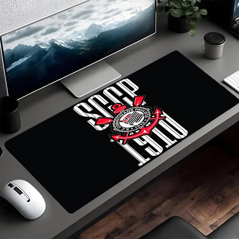 Corinthians Football Club Crest Mouse pad Mouse pad, Gaming Mouse Pad, keyboard pad, Desk Decor for computer notebook Fan Gift Birthday Gift