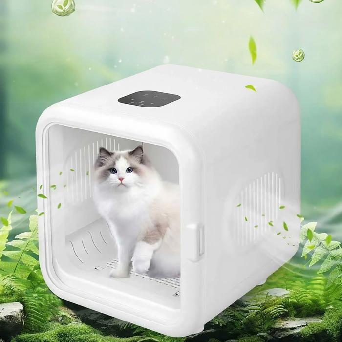 Connected Pet Drying Cabinet with Four Speeds, Temperature Control and Quiet Operation