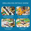 3271 шт. Морские нефтяные скважины Строительные блоки Модель буровой платформы Светящиеся кирпичики Настольные украшения Детские развивающие игрушки DIY Подарок