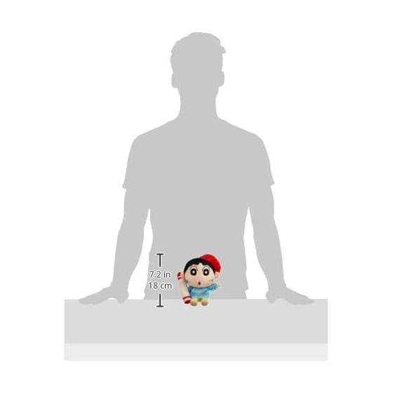 Sanei Boeki Crayon Shin-chan Transformation Shin-chan (S) Doodle Ver. W12D11H21cm Plush Toy SN35