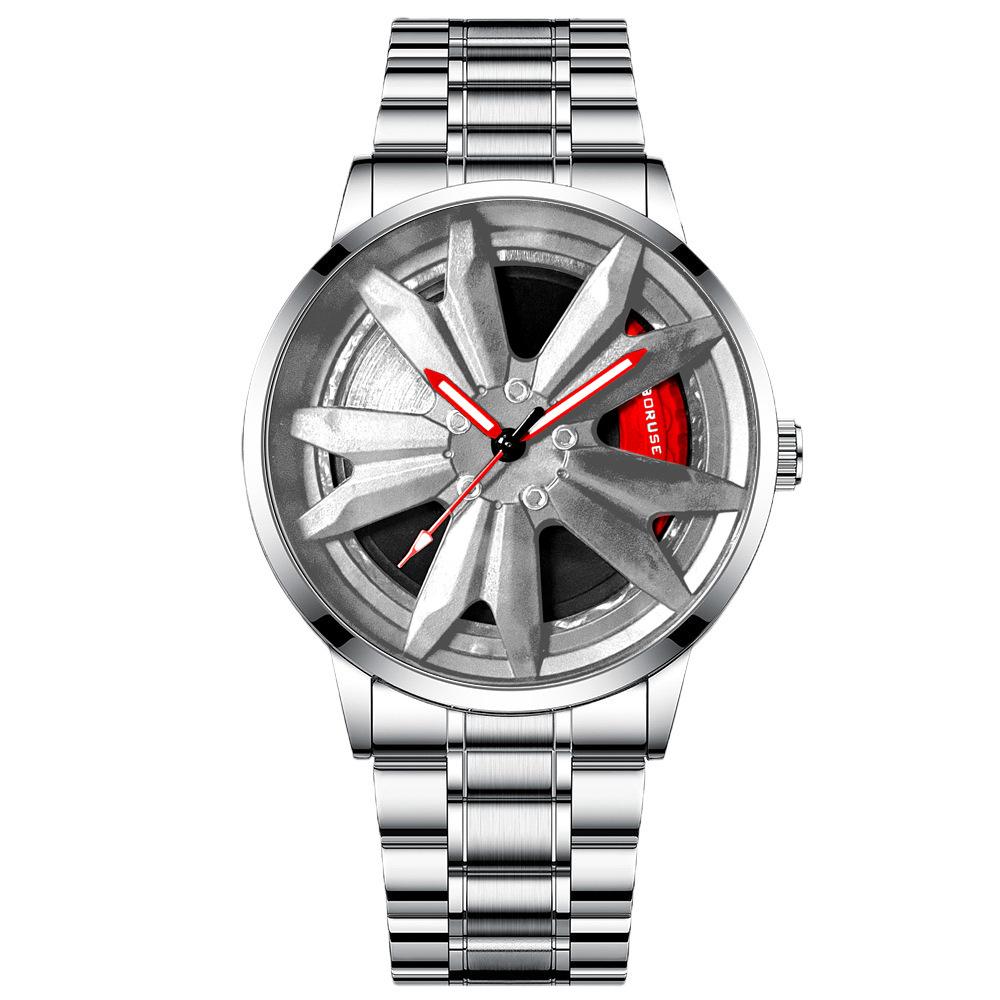 Скелетон Часы Повседневные Мужские Часы Деловые Часы h Спортивные Часы Кварцевые Часы Часы из нержавеющей стали