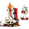 Космодром, космический город, центр запуска шаттла, кирпичи, строительные блоки, игрушки для детей, подарок, без коробки