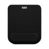 Biyoumei Memory Foam Mouse Pad Wrist Rest, Cute Creative Simple Silicone Laptop Mouse Wrist Support Pad Hand Guard Wrist Pad JSM-B Black