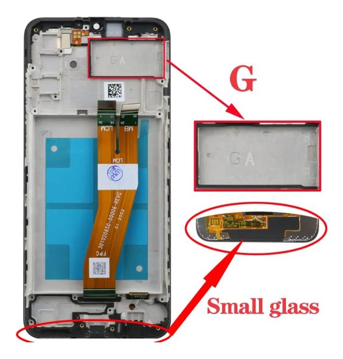 ЖК-экран с рамкой для Samsung A02s A025