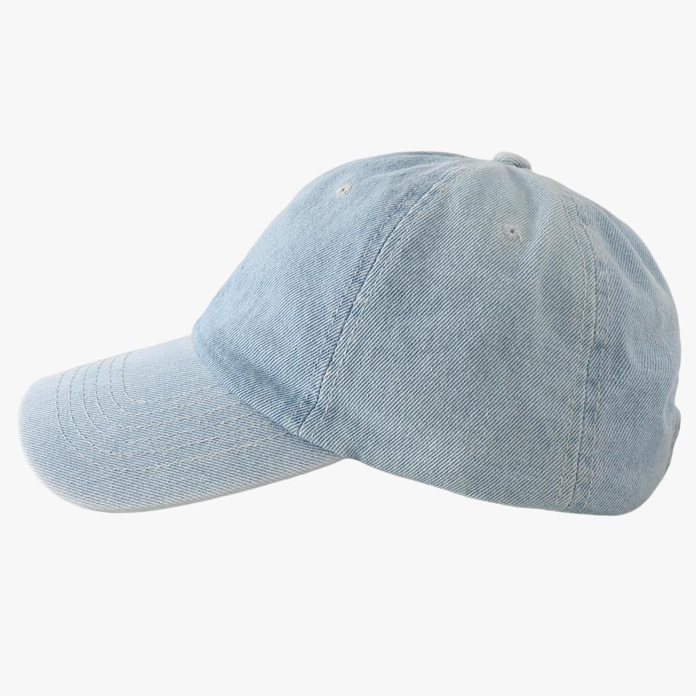 Snapback Adjustable Stitching Embroidered Bowknot Women Cap Baseball Denim Washed School Old Vintage Style KFashion Korean New Brand Latest Fresh