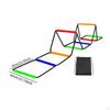 Agility Ladder Training Equipment Flexible Improves Coordination Multipurpose Portable Feet