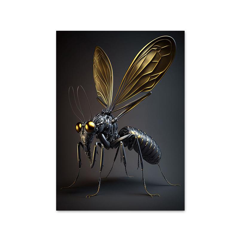 Черное золото животные король горилла лев постеры принты кролик слон холст картины настенное искусство картина для гостиной домашний декор