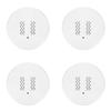 4 шт. Tuya Zigbee Умный Датчик Вибрации Мониторинг в Реальном Времени Детекция Открытия Двери/Окна Сигнализация Умная Система Безопасности