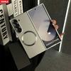Для Magsafe Металлизированный Матовый Чехол с Магнитным Покрытием для Samsung Z Fold 7 6 5 4 3 ZFlip 7 6 5 4 3 Беспроводная Зарядка Тонкий ПК Чехол