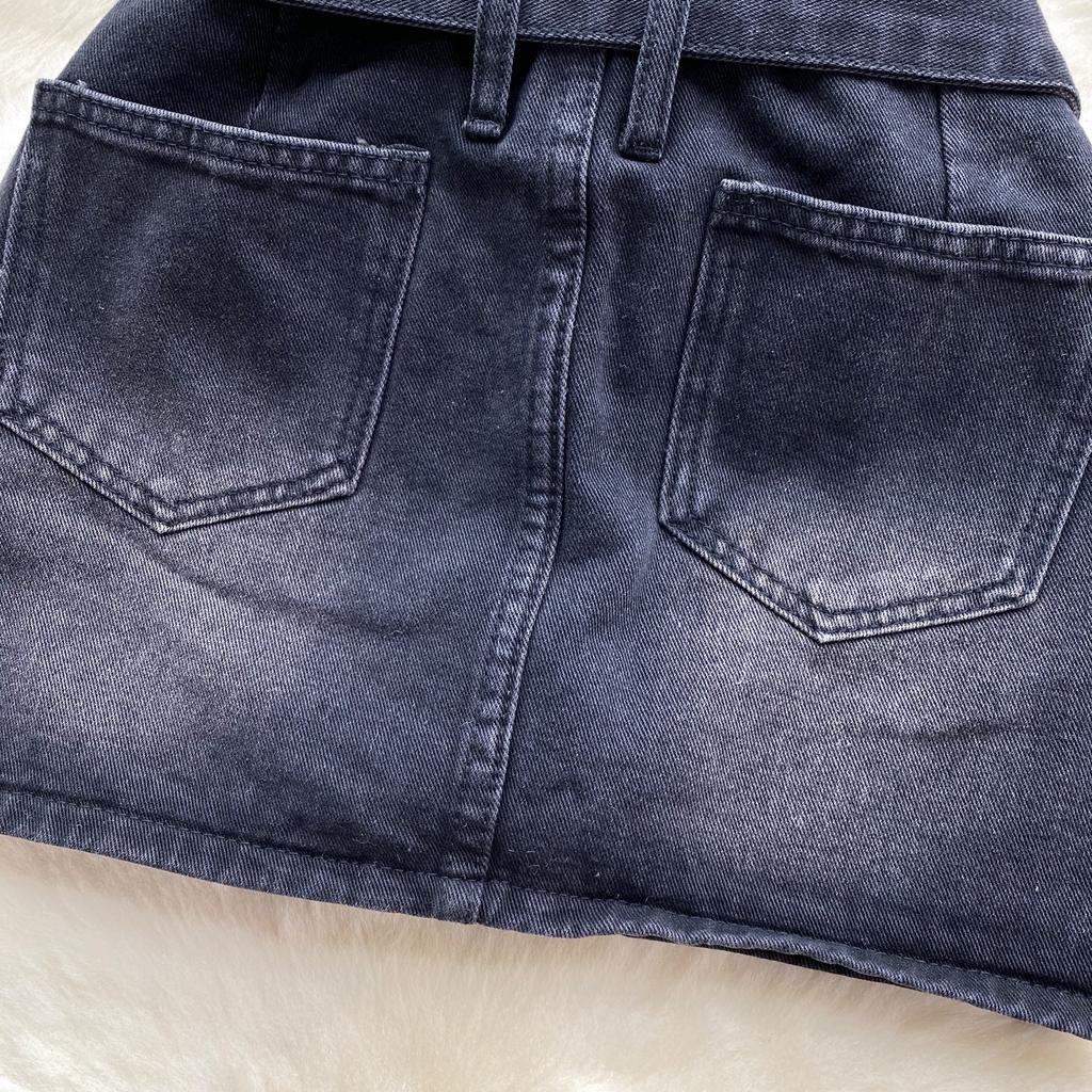 Hot Girl Fashion Sexy Mini Jean Skirt Women Gothic Y2k Patchwork Denim Skirts Female American Vintage A-Line Design Skirt New