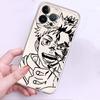 Чехол для iPhone 17 Pro Max 13 Pro Air 16 XS Max 11 14 Plus XR 7 8 15 12 Mini Мягкая крышка для телефона J-Jujutsu K-Kaisen Аниме