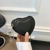 Мини Оригинальная Сумка Дизайн Сердце ПУ Белый Модный Валентина, Модный Кошелек Сердце, Идеально Сочетается с Платьем на День Святого Валентина