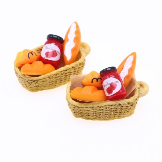 1 комплект, модель хлеба, реалистичная миниатюрная бутылка для соуса, набор моделей хлебной корзины, кукольный домик, микропейзажное украшение