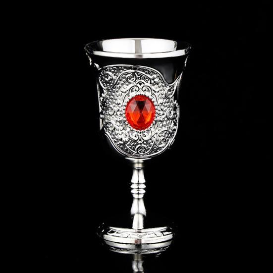 Металлический бокал для вина, небольшой высокостабильный портативный полезный кубок для духов для кухни