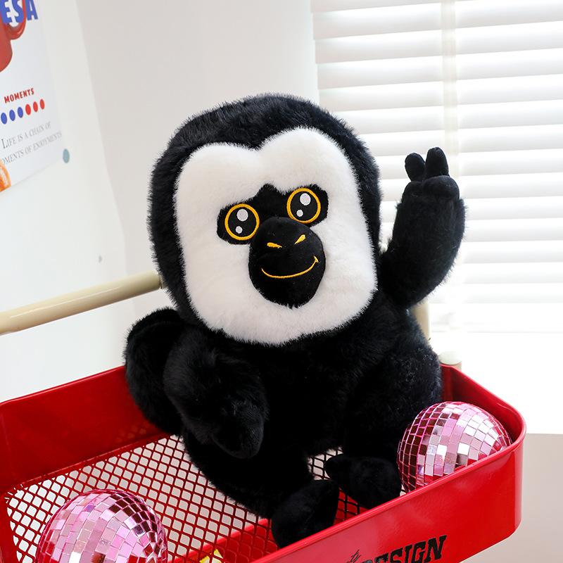 Cute White-Faced Monk-Faced Monkey Doll Xiaohongshu Funny Banana Monkey Plush Toy Gift Doll Orangutan