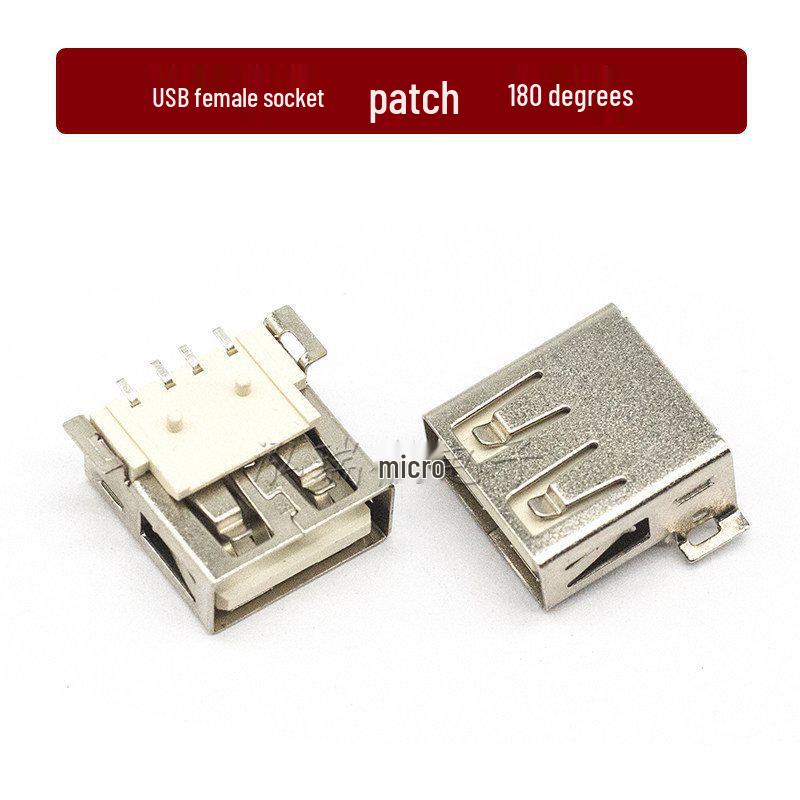 USB-разъем Female-Male Type-C, Type-A/B SMD с прямыми/изогнутыми контактами